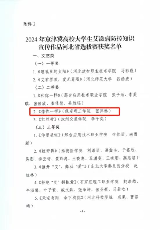 【团团速递】喜报|bwin必赢官网在2024年京津冀高校大学生艾滋病防控知识宣传活动省级竞赛中喜获佳绩